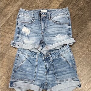 SO Light Blue Denim Shorts for Kids